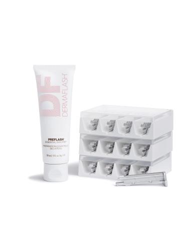 DERMAFLASH ESSENTIALS Dermaplaning Replenishment Kit for Women (Compatible with DERMAFLASH LUXE+ Dermaplaning Tool only) 12 Week Supply LUXE +