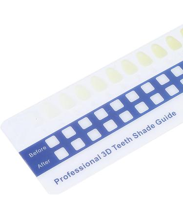 Tooth Color Chart - Professional Teeth Whitening Shade Scale for Home & Travel | Compact Dental Tool - Buy Online on GoSupps.com