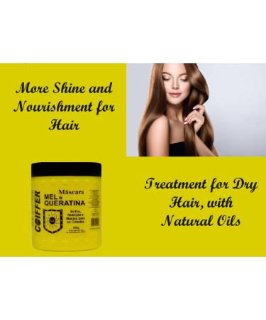 Dalie Coiffer Honey & Keratin Mask - 17.63 oz | Deep Restoration for Damaged Hair | International Shipping Available - Buy Online on GoSupps.com