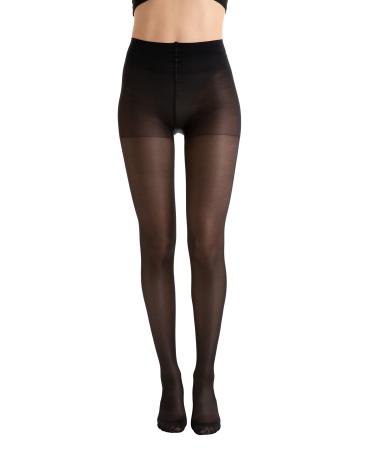 Relaxsan Basic 880-140 denier moderate support tights 18-22 mmHg S Black