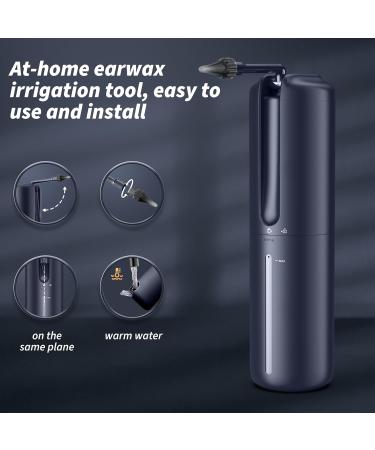 Ear Wax Removal - Electric Ear Cleaner - Ear Irrigation Kit Safe Ear Irrigation Flushing System with 4 Pressure Settings - Effective Ear Wax Removal Tool for Earwax Buildup (Dark Blue) - Buy Online on GoSupps.com