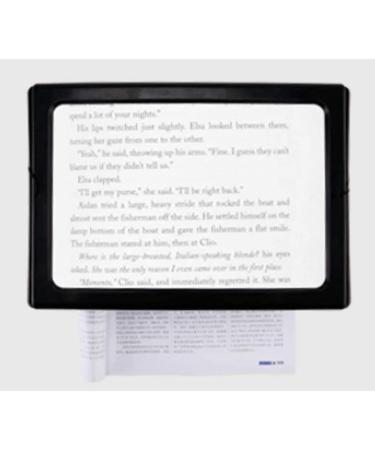 ES Vision aids Square A4 Desktop LED with Light 3 Times High-Definition Handheld Portable Children Elderly Elderly Reading Newspaper Mobile Phone Repair IDEN Full of Stars - Buy Online on GoSupps.com