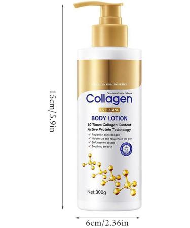 Collagen Body Lotion Collagen Cream Firming Cream Face Lotion & Body Milk Moisturizing Body Cream Anti-Aging Collagen Facial Lotion (1) - Buy Online on GoSupps.com