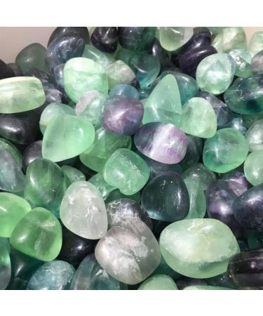 Natural Crystal Rough Natural Crystal Natural Fluorite Rock Quartz Tumbled Stones Crystals and Minerals Aquarium Flowerpot Decoration (Size : 100g) - Buy Online on GoSupps.com