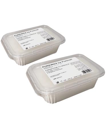 2 x 500 ml flower paraffin for warming care of hands and feet