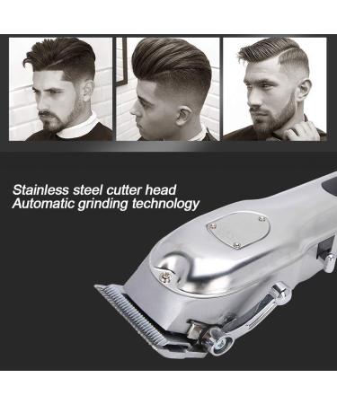 Professional Hair Clippers Kit with LCD Display - Rechargeable Stainless Steel Beard & Mustache Trimmer for Men | Grooming Salon Essentials - Buy Online on GoSupps.com