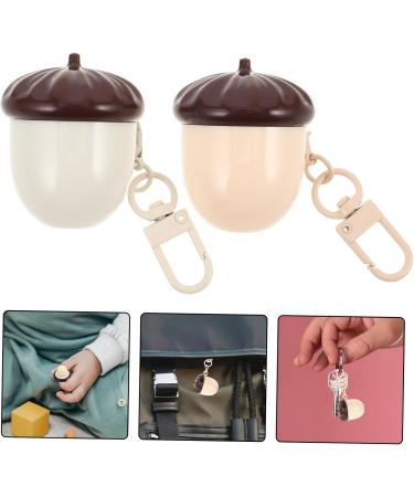  POPETPOP POPETPOP 2-Piece Children's Lip Balm in Cute Chestnut Shape Moisturizing Care for Sensitive Skin Oily Portable for School Classroom with Apple Lemon Flavor - Buy Online on GoSupps.com