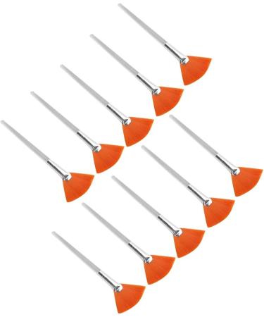 Exquisite Soft and Elastic Fan-Shaped Comfortable Facial Mask Brushes Facial Mask Applicator Brushes for DIY Facial Masks Beauty Salons - Buy Online on GoSupps.com