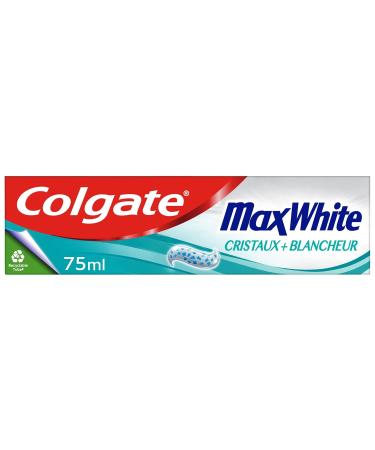 Buy Colgate Max White Crystaux Toothpaste 12 Tubes of 75ml Eco-Friendly & Whitening Formula | International Shipping Available - Buy Online on GoSupps.com