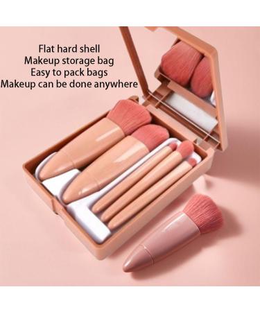 Travel Makeup Brushes Set Portable Make Up Brush Kit Small Complete Function Cosmetic Brushes Set for Foundation Powder Blush - Buy Online on GoSupps.com