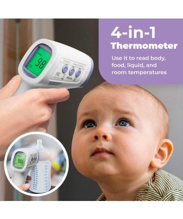 HoMedics Non-Contact Infrared Forehead Thermometer - Fast & Accurate Readings with High-Fever Alert - Buy Online on GoSupps.com