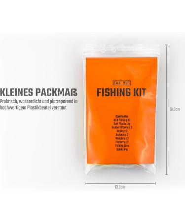 FAR-OUT Survival Fishing Set | Compact Outdoor Bushcraft Mini Fishing Kit | Best International Shipping - Buy Online on GoSupps.com