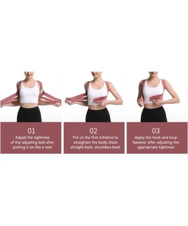 Breathable Back Support Belt for Posture Correction - Unisex Orthodontic Back Brace (Red) | International Shipping - Buy Online on GoSupps.com