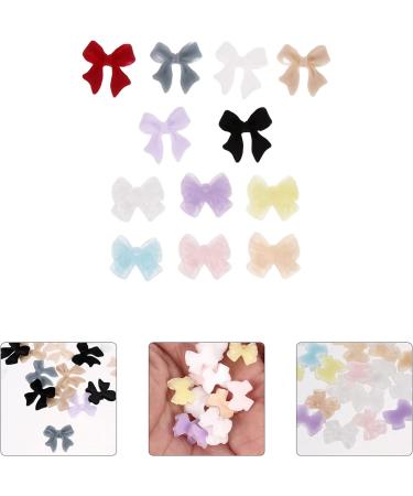 Lurrose 2 Bags of 3D Bow Nail Studs Bowknot Nail Charms Rivet Charms Nail Manicure Jewelry Cute Nail Decoration Supplies for Girls Women Bride Party Daily Wedding Banquet - Buy Online on GoSupps.com