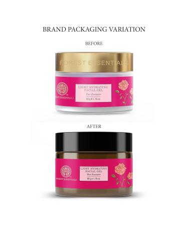 Forest Essentials Light Hydrating Facial Gel - Pure Rosewater | Soothes & Renews | Unisex Face Gel 50g - Buy Internationally - Buy Online on GoSupps.com