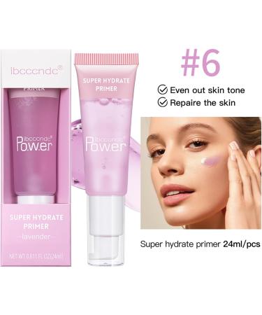 Oil-Free Full Coverage Makeup Primer | Long Lasting, Hydrating & Smoothing | Matte Foundation Base - Lavender - Buy Online on GoSupps.com