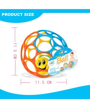 Baby Sensory Balls - 12cm Gripping Ball for Sensory Development Soft & Durable for 3+ Months - Buy Online on GoSupps.com