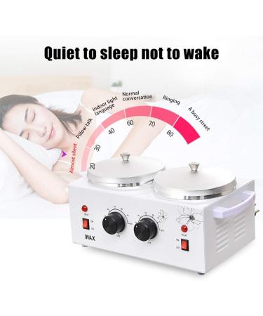 EUNEWR 220V Wax Warmer 200W - Professional & Home Hair Removal with 4x100g Wax & 28 Swiping Poles - Buy Online on GoSupps.com