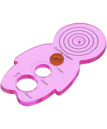 Paper Quilling Curling Coach Tool 2 Pack - Flower Rolling for Art & Craft DIY Projects - Pink - Buy Online on GoSupps.com