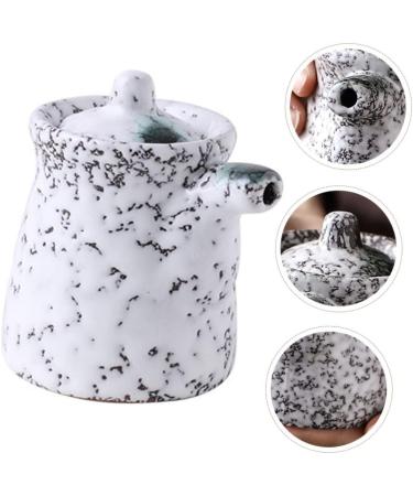 Zerodeko Vinegar Dispenser Soy Sauce Holder 2pcs Seasoning Pot Ceramics Condiment Jar Soy Sauce Bottle Sauce Dispenser Dressing Containers - Buy Online on GoSupps.com