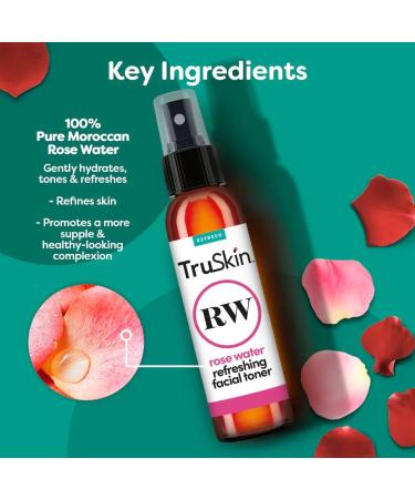 TruSkin x Kylie Skincare Gift Set - Vitamin C Serum Cleansing Milk & Rose Water Spray - Exclusive Kylie Cantrall Kit for Glowing Skin - Buy Online on GoSupps.com