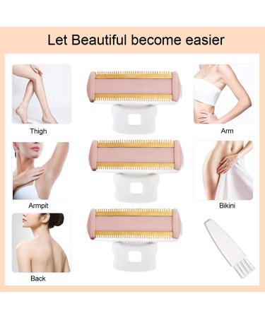 Beorol Body Ladies Shaver Replacement Heads - Smooth & Precise Shaving Blades - 3 Heads, 1 Brush, 1 Charger Included - Buy Online on GoSupps.com