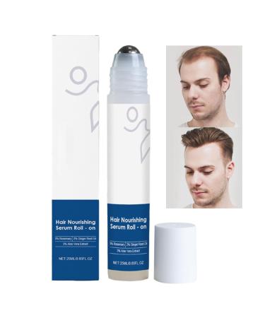 Generisch Hair Growth Oil - 25 ml - Roll-On - Scalp Massage Oil - Nourishing Solution for Fine Dry Curly and Straight Hair - Daily Use at Home at