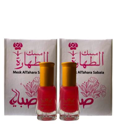 Tahara Musk Tahara Saudi Perfume Pure 2 x 6 ml Thick Oil Incense Body Spray Tahara Musk (sabaia)