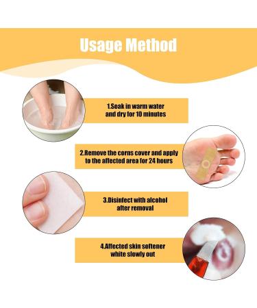 24PCS Corn Remover Pads with Hole - Pain Relief Corn Plasters for Feet & Hands - Buy Online on GoSupps.com