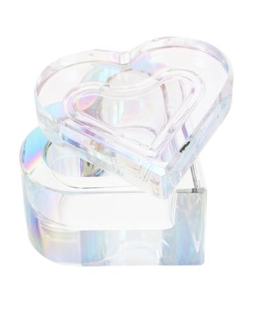 Housoutil Acrylic Powder Acrylic Liquid Holder Bowl Liquid Powder Crystal Cup Monomer Dish Holder Acrylic Monomer Dish Acrylic Liquid Dish Dappen Dish Rack Crystal Glass Nail 7x6.5cm As Shown