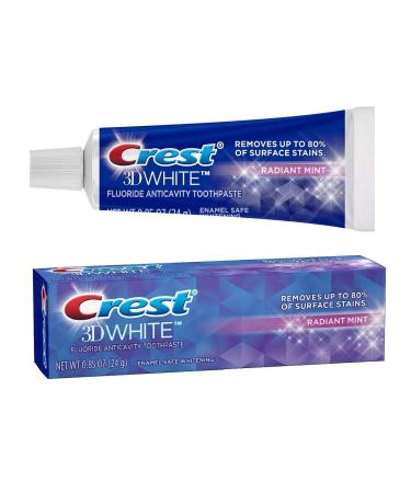 Vivid Mint Whitening Toothpaste 0.85 Oz - Pack of 4 | Stain Removal Fresh Breath Enamel Safe Fluoride Anticavity - Buy Online on GoSupps.com