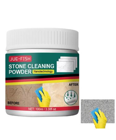 Marble Stain Remover 4.22oz Stone Floor Cleaner Fireplace Brick Cleaner Zero Smog Quartz Countertop Cleaner for Washroom Countertop Nicything