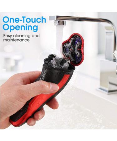 KEMEI Men's Rotary Cordless Razor - 3D Electric Rechargeable Waterproof Beard & Sideburn Trimmer - Buy Online on GoSupps.com