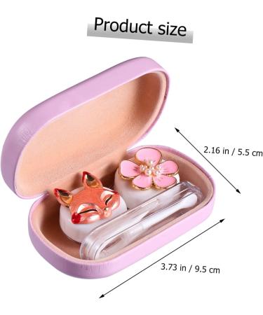 Buy Gleavi Box: Colored Hard Glasses Container & Eye Care Accessories - 2PCs Rosax Storage Set 9.5x5.5cm - International Shipping Available - Buy Online on GoSupps.com