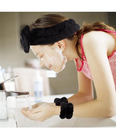 6 PCS Spa Headband & Wristband Set | Makeup Headband & Towel Scrunchies | Skincare & Sleepover Party Supplies for Girls | Prevent Spills - Buy Online on GoSupps.com