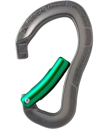 Fusion Climb 6-Pack Quickdraw Set with Techno Zoom Carabiners - Orange/Green - 11cm Length - Buy Online on GoSupps.com