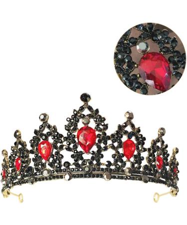 Shop Lurrose Bride Crown Tiara - Rhinestone Headband for Weddings & Parties | Silver & Blue Hair Decoration - Buy Online on GoSupps.com