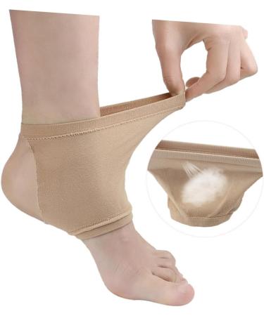 PLAFOPE 3 Pairs Gel Heel Socks Moisturizing Sock Socks Lotion Rose Hair Clips Skin Color Socks Dry Heel Sleeves Plantar Sleeve Heel Socks Comfortable Socks Gel Socks - Buy Online on GoSupps.com