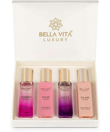 Eezeelife Woman Eau De Parfum Gift Set 4x20 ml for Women Bellavita - Buy Online on GoSupps.com