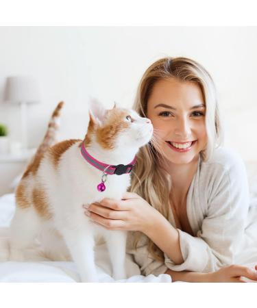 Tonyg-P Reflective Cat Neck Bands - 12 Adjustable Pieces with Bells & Safety Closure (19-32cm) - Perfect for All Domestic Cats - Buy Online on GoSupps.com
