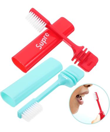 Buy Gatuida 2 Pack Travel Toothbrushes for Kids | Rubber Hanging Design | Perfect for Camping & Outdoor Use - Buy Online on GoSupps.com