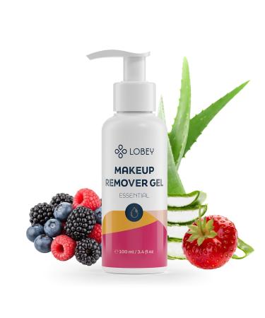LOBEY Gel nettoyant pour le visage - Nettoyant doux pour peaux sensibles - limine le maquillage et la cr me solaire - Avec aloe vera panth nol et extraits de fruits - Non com dog ne & naturel (100