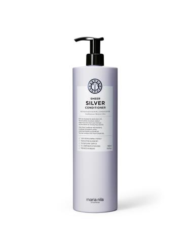 Maria Nila Care & Style - Sheer Silver Conditioner 1 l nourishing conditioner for blonde hair 1 l (1 pack)