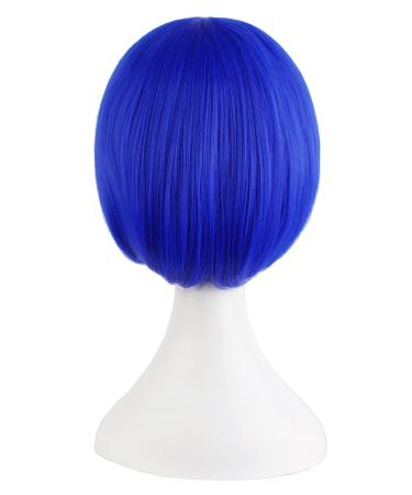 MapofBeauty Women Short Straight Navy Blue Cosplay BOB Wig - Party Ready - Buy Online on GoSupps.com