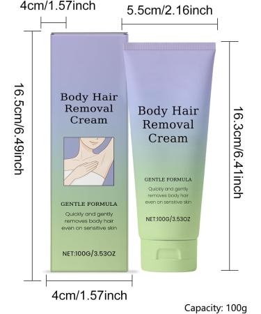 Hair Removal Cream - Facial Hair Remover - Painless Hair Removal Lotion for Legs Bikini Line Underarms Back Face Skin Care Intimate Areas - Buy Online on GoSupps.com