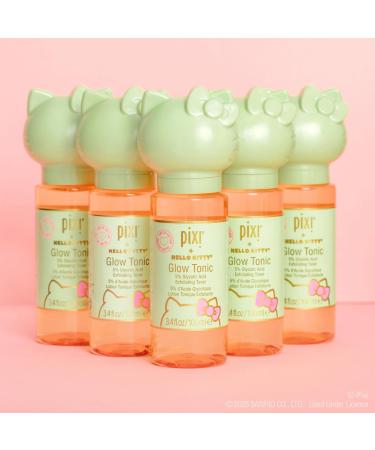 Hello Kitty Glow Tonic 5% Glycolic Acid Exfoliating Toner 100 ml Travel Size- 3.4 fl oz/ 100ml - Buy Online on GoSupps.com