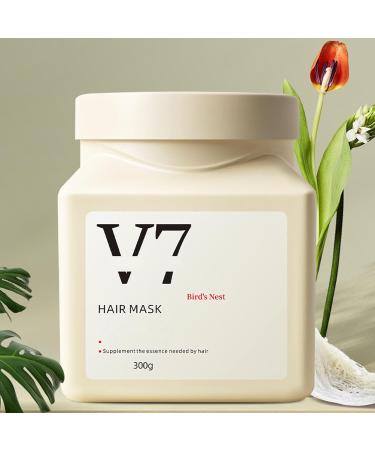 Birds Nest Hair Mask Birds Nest Hydrating Hair Mask Birds Nest Amino Acid Hair Mask Deep Conditioning Repairing Hair Mask For Damaged Hair - Buy Online on GoSupps.com