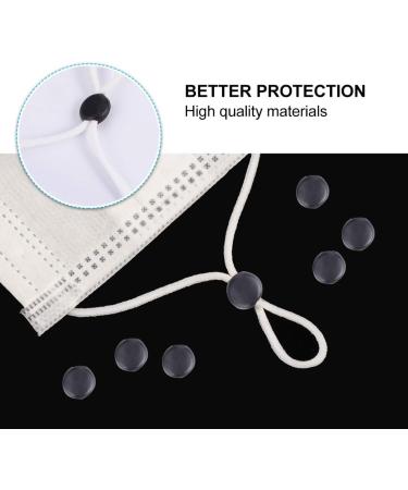 Ultechnovo 500 Elastic Plastic Buckle - Slipproof Mask Accessories & Face Cover Adjusting Cord - Black 1x1cm - Buy Online on GoSupps.com