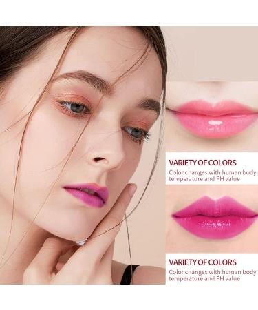 REVERIE DIARY Magic Temperature Changing Lipstick for Women - Blue to Pink Lip Stain Gloss, Long Lasting Waterproof Formula - 0.12 Ounce - Buy Online on GoSupps.com