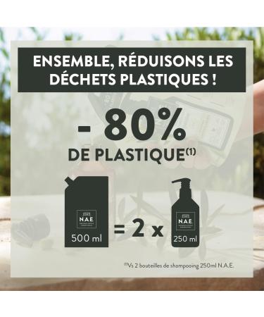 N.A.E. - Daily Use Liquid Shampoo - Softens & Smoothes - Semplicit - Normal Hair - Certified Organic - Silicone Free - Vegan Formula - 500 ml Refill - Buy Online on GoSupps.com